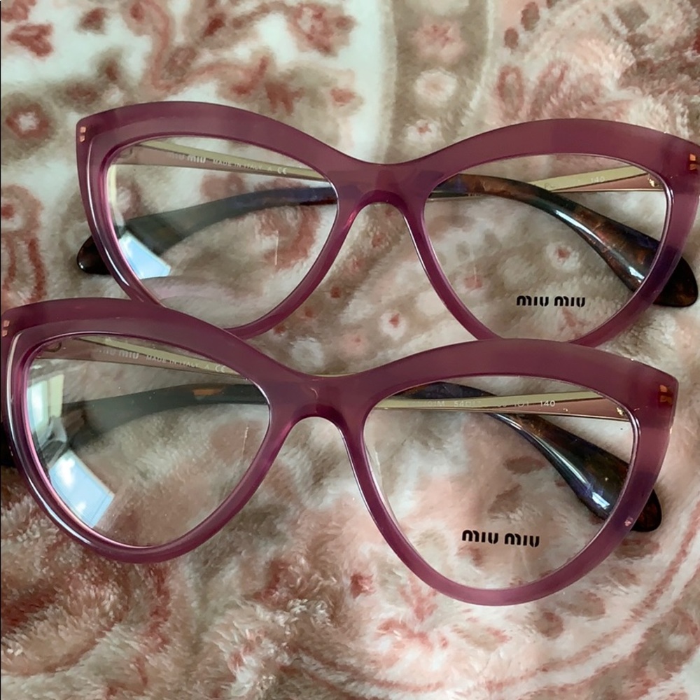 Miu Miu pink prescription frames - Picture 6 of 9